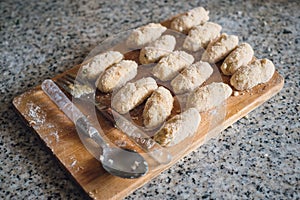 Homemade spanish croquettes