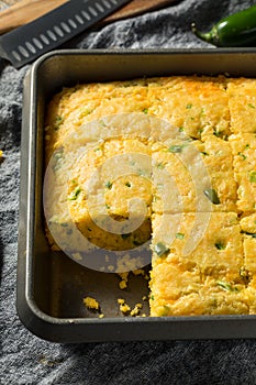 Homemade Spicy Jalapeno Cornbread