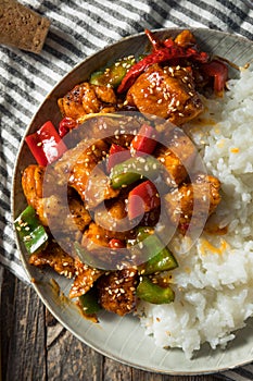 Homemade Spicy Szechuan Chicken