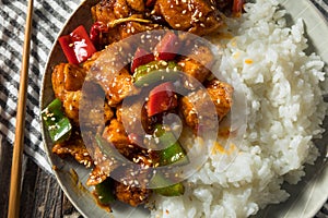 Homemade Spicy Szechuan Chicken