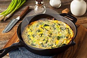 Homemade Spinach and Feta Fritatta photo