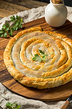 Homemade Spinach and Feta Spanakopita Swirl