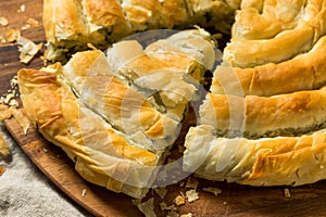 Homemade Spinach and Feta Spanakopita Swirl