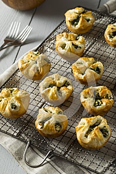 Homemade Spinach Muffin Puff