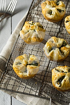 Homemade Spinach Muffin Puff