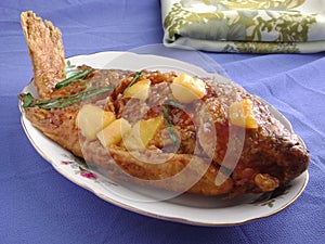 Homemade squirrel fish