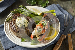 Homemade Steak and Lobster Surf n Turf