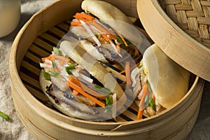 Homemade Steamed Pork Belly Bao Buns