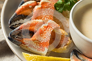 Homemade Steamed Stone Crab Claws