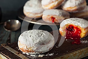 Homemade Sugary Paczki Donut photo