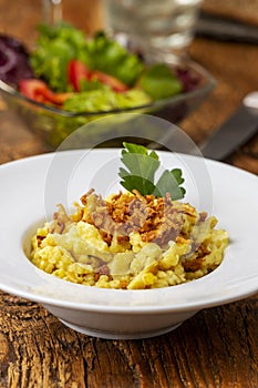 homemade swabian pasta dish photo