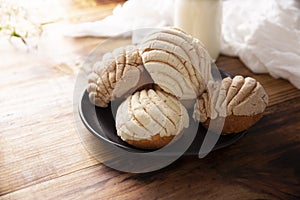 Homemade Sweet bread Conchas