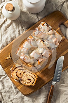 Homemade Sweet Cinnamon Roll Bread Loaf