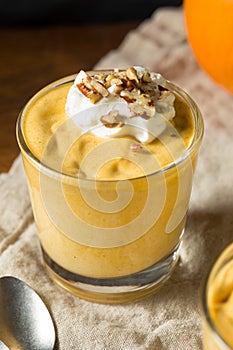 Homemade Sweet Pumpkin Pudding