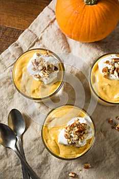 Homemade Sweet Pumpkin Pudding