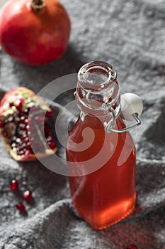 Homemade Sweet Red Pomegranate Grenadine Syrup