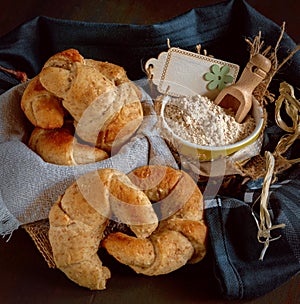 homemade sweet and savory croissants