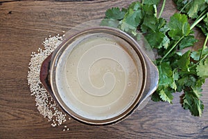 Homemade Tahini Dressing - Sesame Seed Dressing