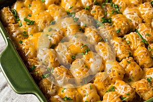 Homemade Tater Tot Hotdish Casserole