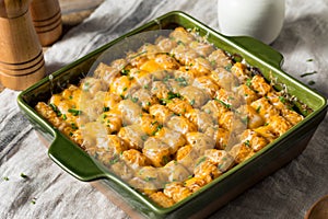 Homemade Tater Tot Hotdish Casserole