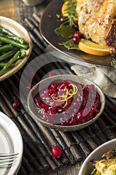 Homemade Thanksgiving Cranberry Sauce