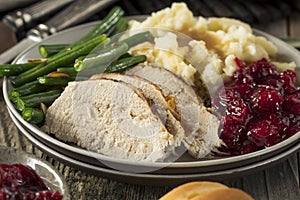 Homemade Thanksgiving Turkey Dinner