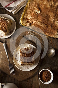 Homemade Tiramisu for Dessert