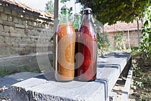 Homemade Tomato sauce in the bottle