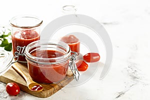 Homemade tomato sauce, or ketchup