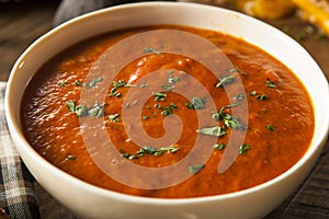 Homemade Tomato Soup with Grilled Cheese