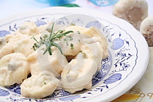 Homemade tortellini