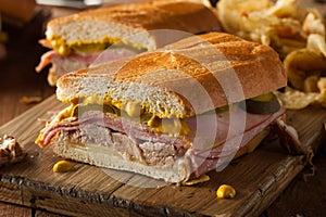 Homemade Traditional Cuban Sandwiches