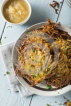 Homemade Traditional Potato Latkes