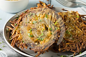 Homemade Traditional Potato Latkes