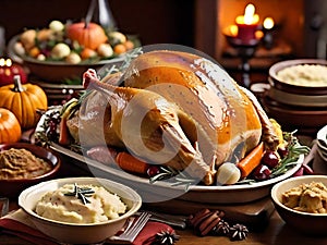 Homemade Turkey Thanksgiving Dinner