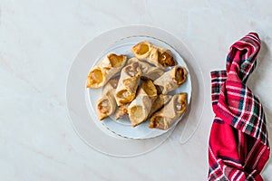 Homemade Turkish Delight Cookies / Biscuits usually Served with Tea.