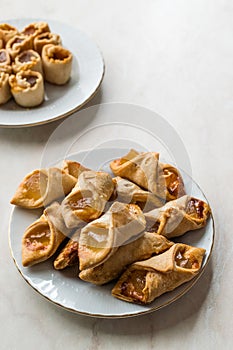 Homemade Turkish Delight Cookies / Biscuits usually Served with Tea.