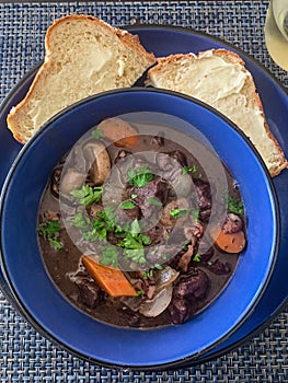 Homemade venison stew