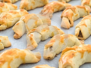 Homemade Walnut Croissants photo