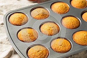 Homemade Warm Cornbread Muffins