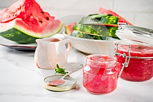 Homemade watermelon jam