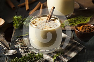 Homemade White Holiday Eggnog