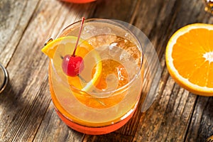 Homemade Wisconsin Brandy Old Fashioned Cocktail