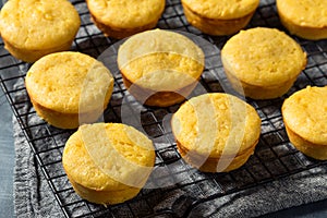 Homemade Yellow Cornbread Muffins