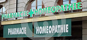 Homeopathic drugstore (french) photo