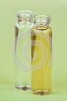 Homeopathic extract in glass bottles