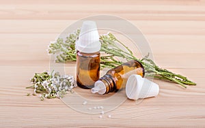 Homeopathic remedy with yarrow