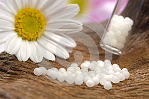 Homeopathy with globules