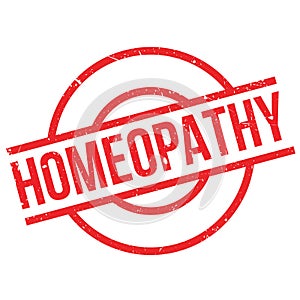 Homeopathy rubber stamp