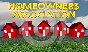 Homeowners Association Group Houses Homes photo